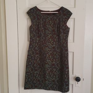 Jacquard Sheath Dress